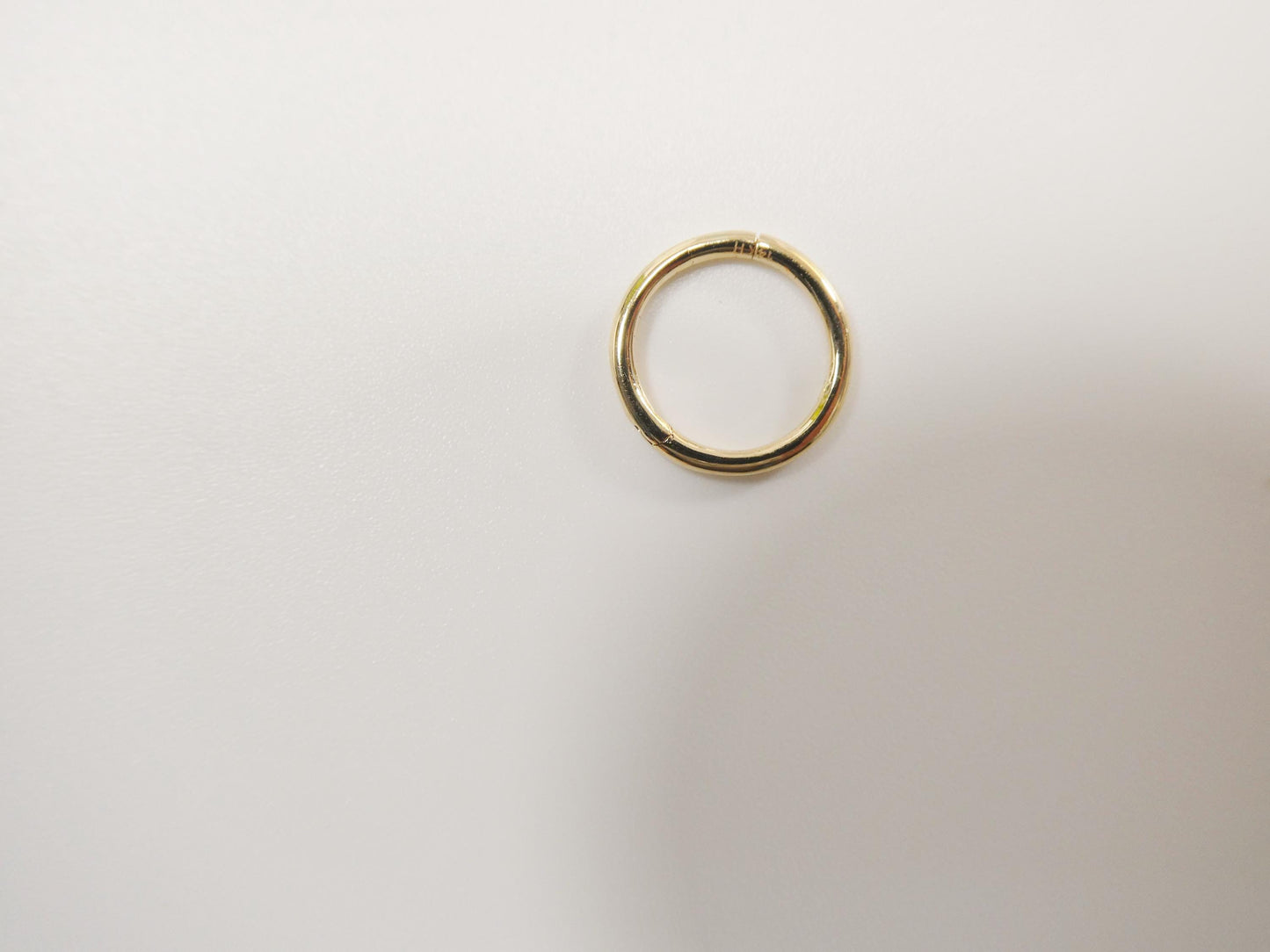 14k real solid yellow gold hoop earring cartilage daith ring piercing