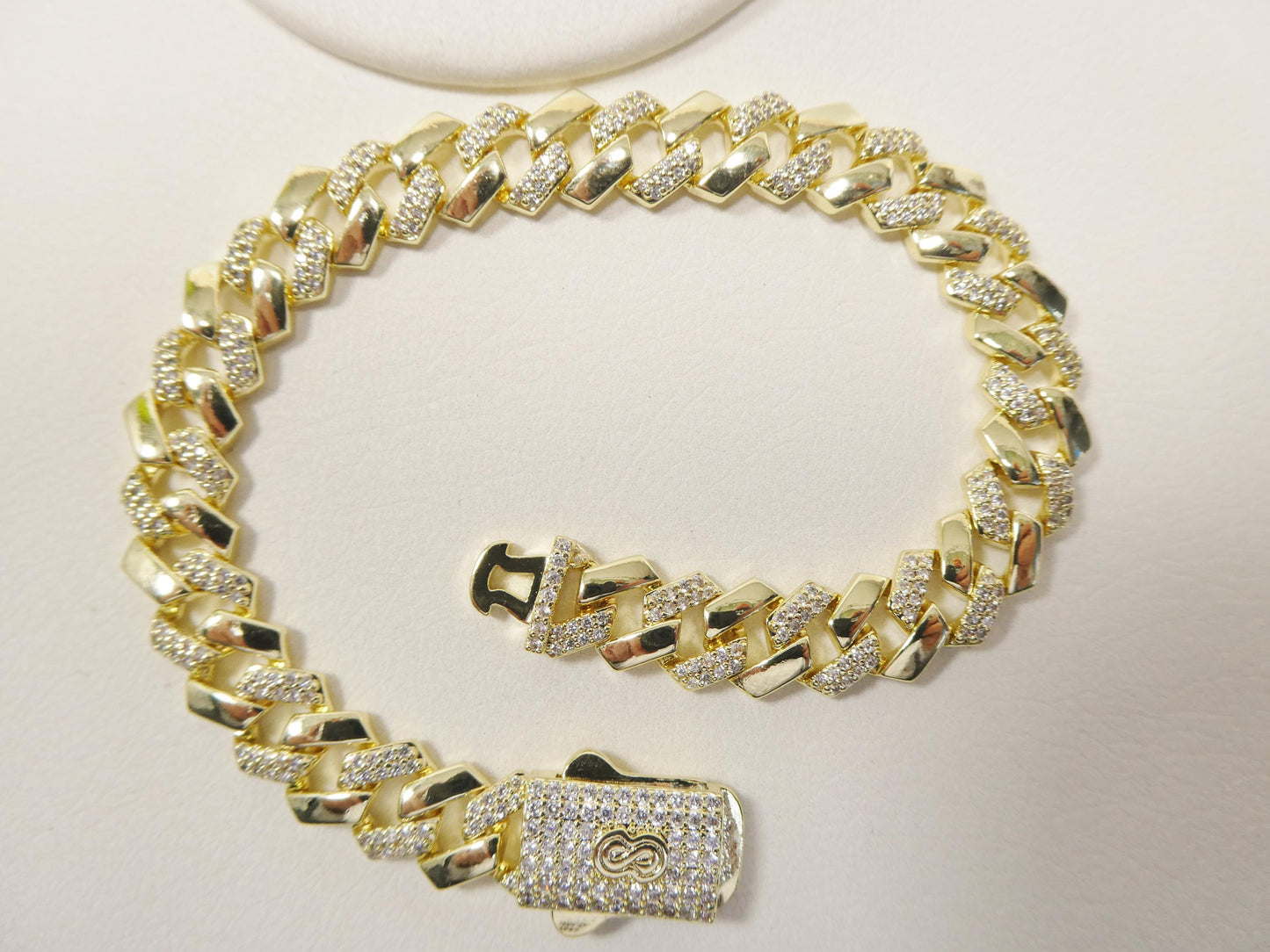 monaco cuban necklace 14k gold filled 9mm