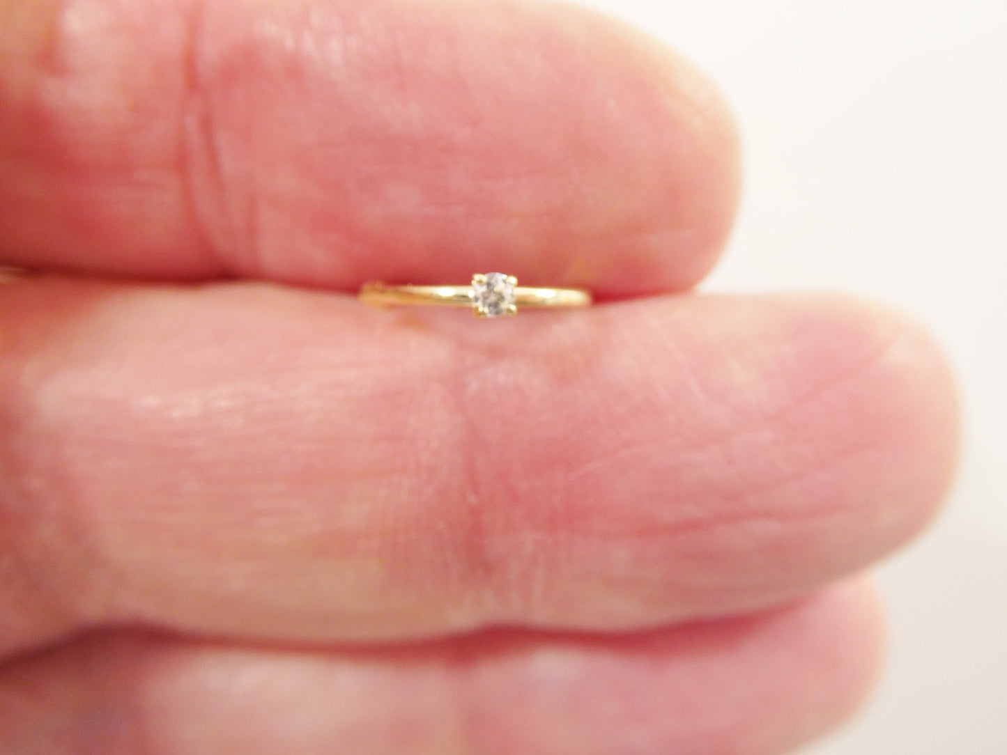 14k real solid yellow gold cartilage nose ring body ring piercing
