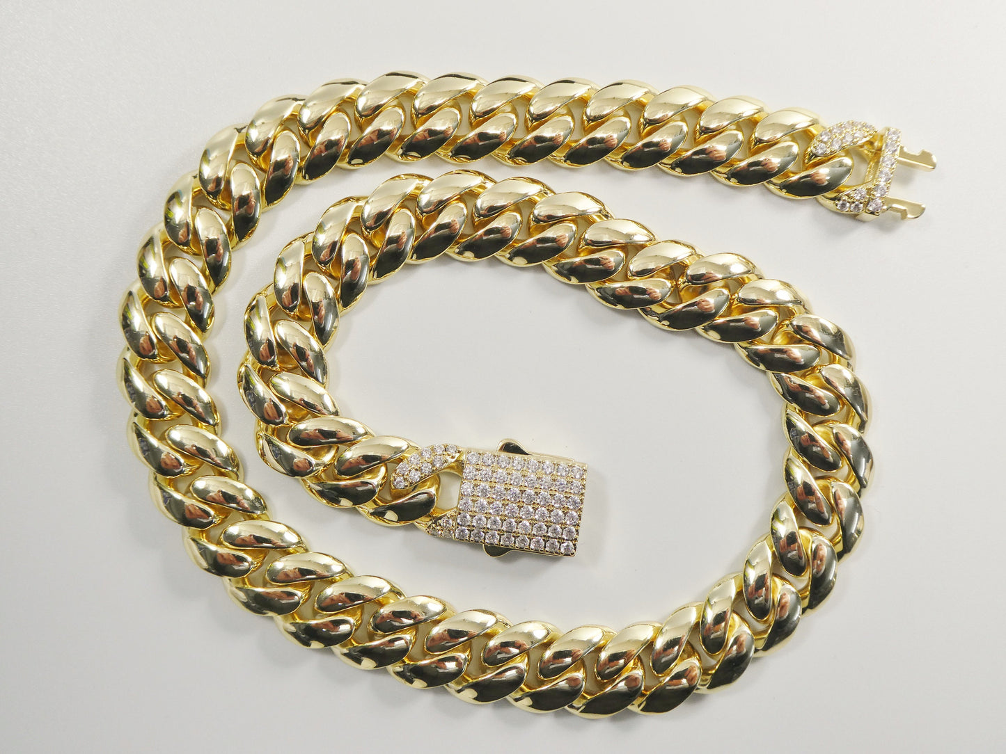 14mm 18k gold filled Monaco necklace choker necklace 18" 20"24" length