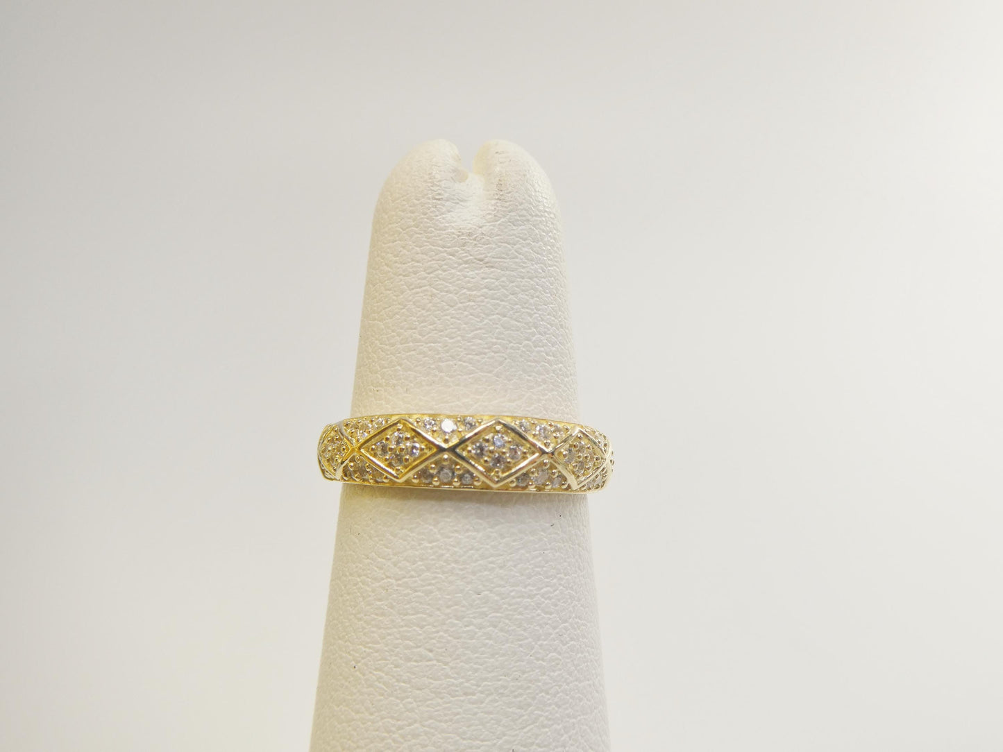 real 10k solid yellow gold women's classic ring