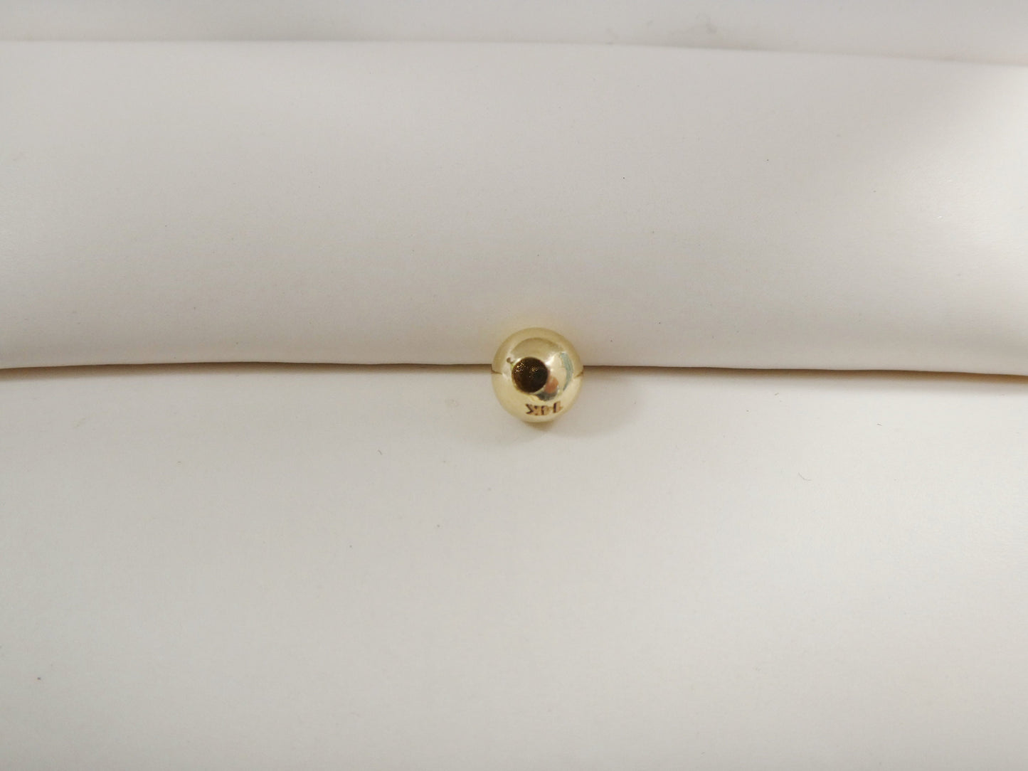 real 14k solid yellow gold top screw replacement belly ring