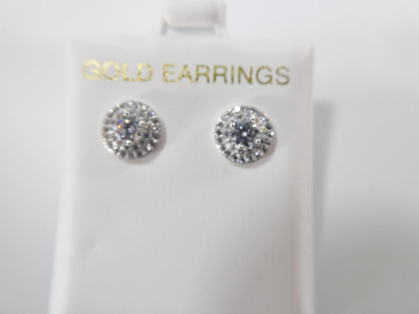 real 10k solid yellow gold round push post men stud earring