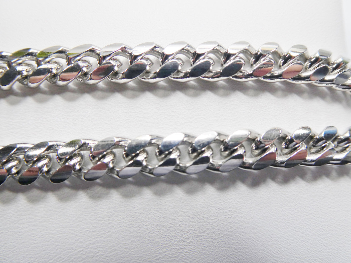 real 925 sterling silver 6.5mm solid link bracelet