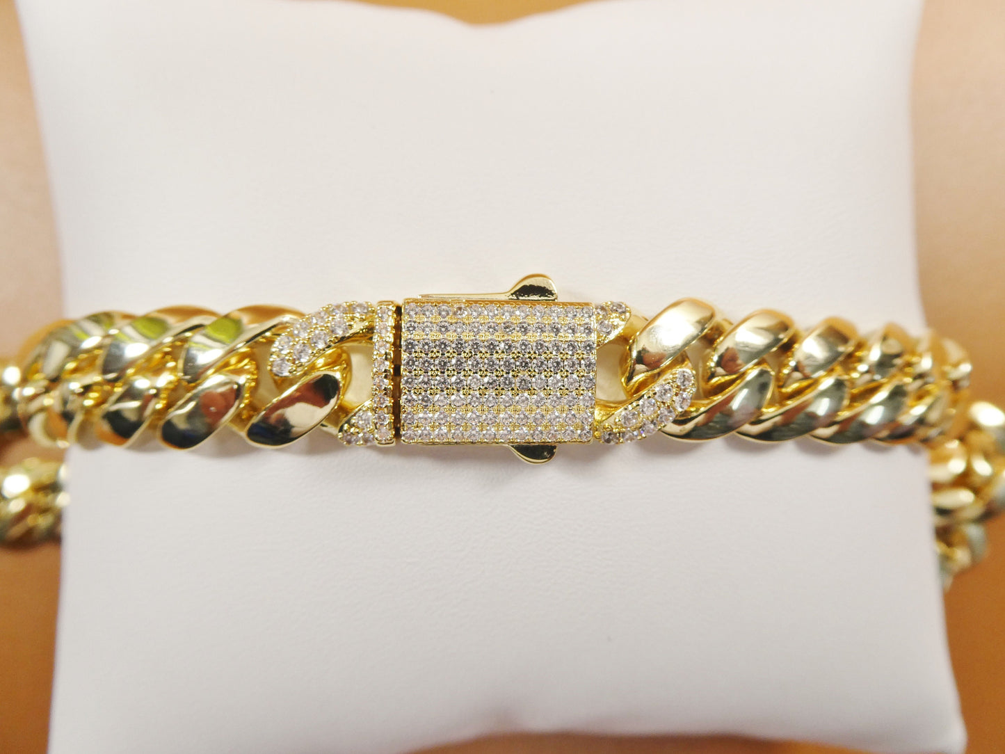 18k gold filled Monaco necklace choker necklace 12MM 16" 18" 20" length