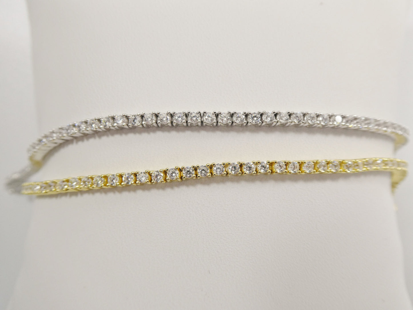 real 925 sterling silver 2MM 6 INCH 6.5 INCH tennis ladies bracelet