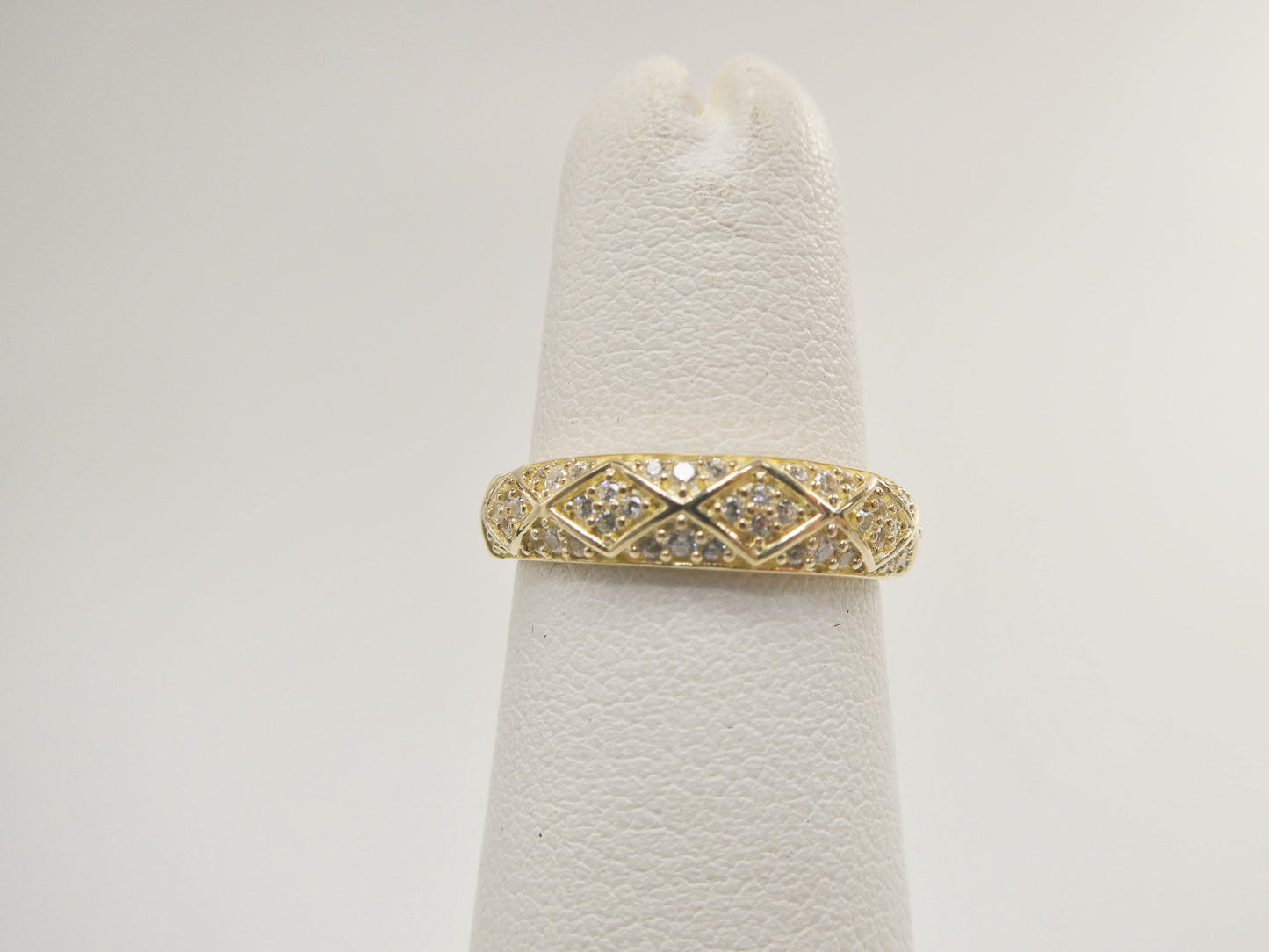 real 10k solid yellow gold women's classic ring