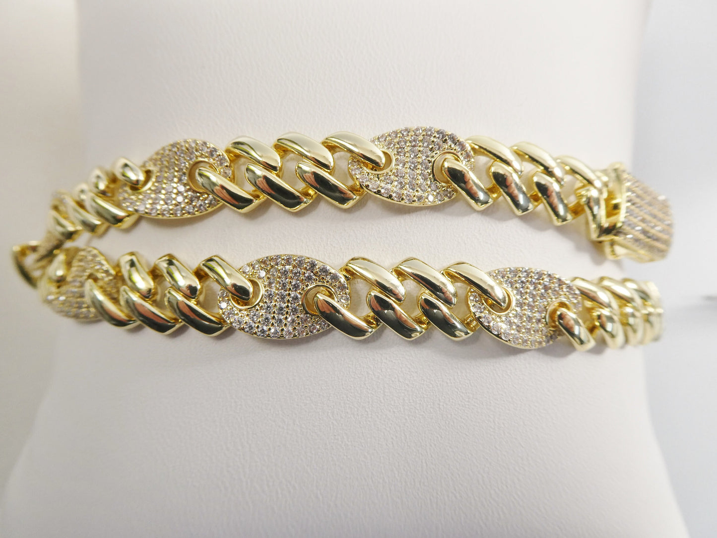14K gold filled Monaco mariner necklace bracelet