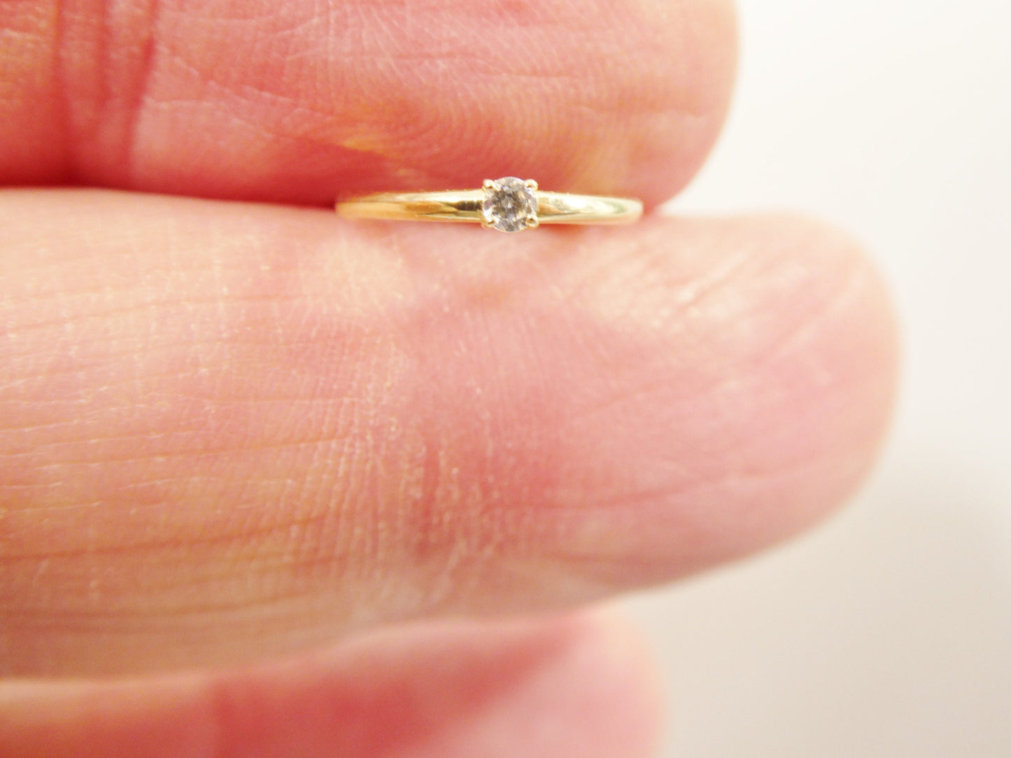 14k real solid yellow gold cartilage nose ring body ring piercing