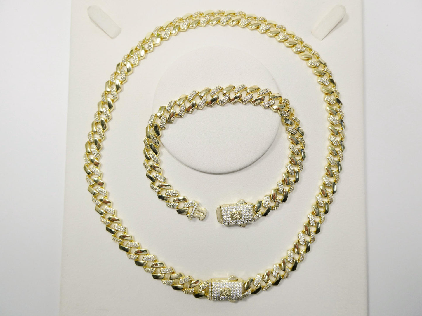 monaco cuban necklace 14k gold filled 9mm