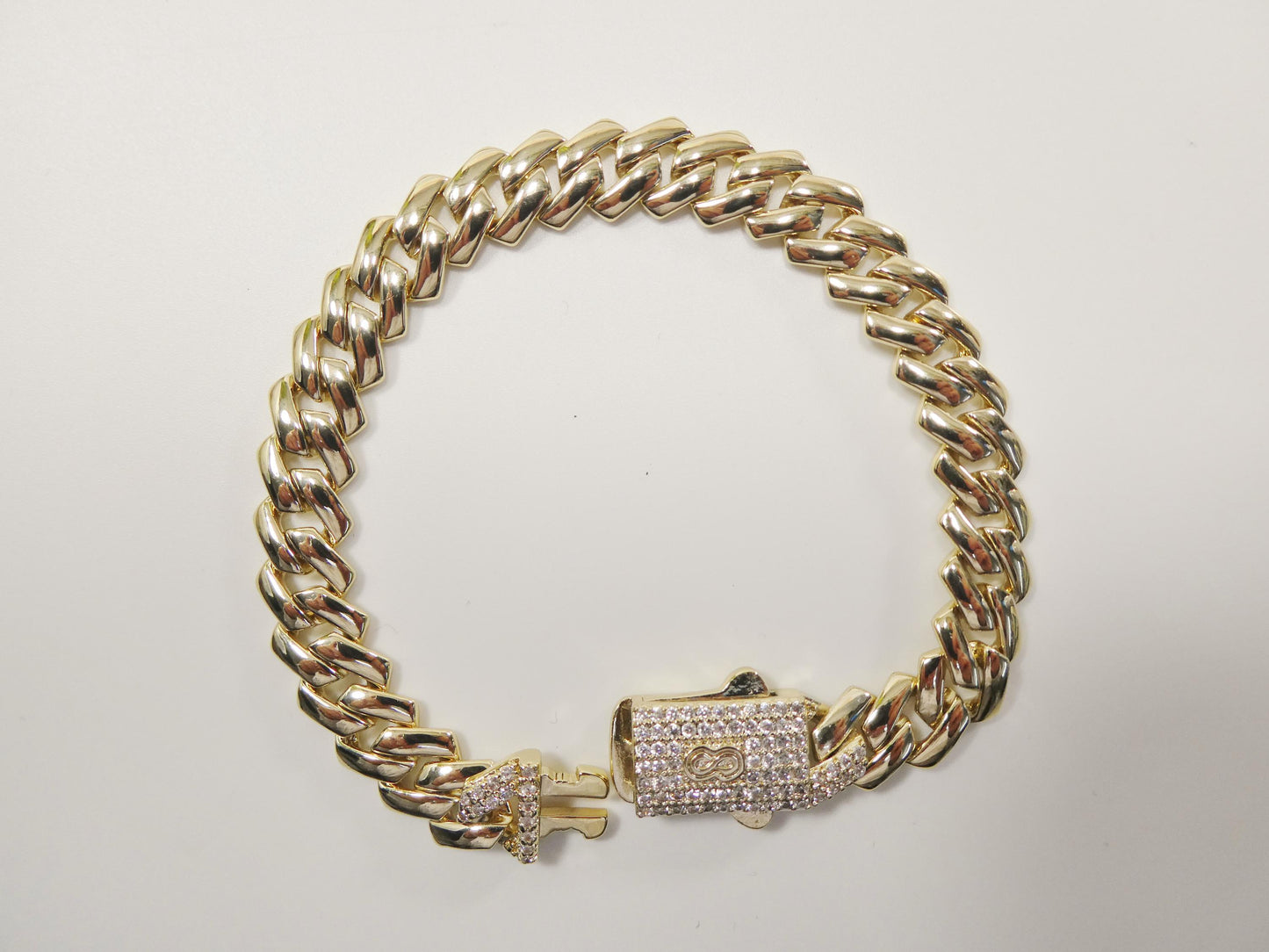 monaco cuban necklace 14k gold filled 9mm