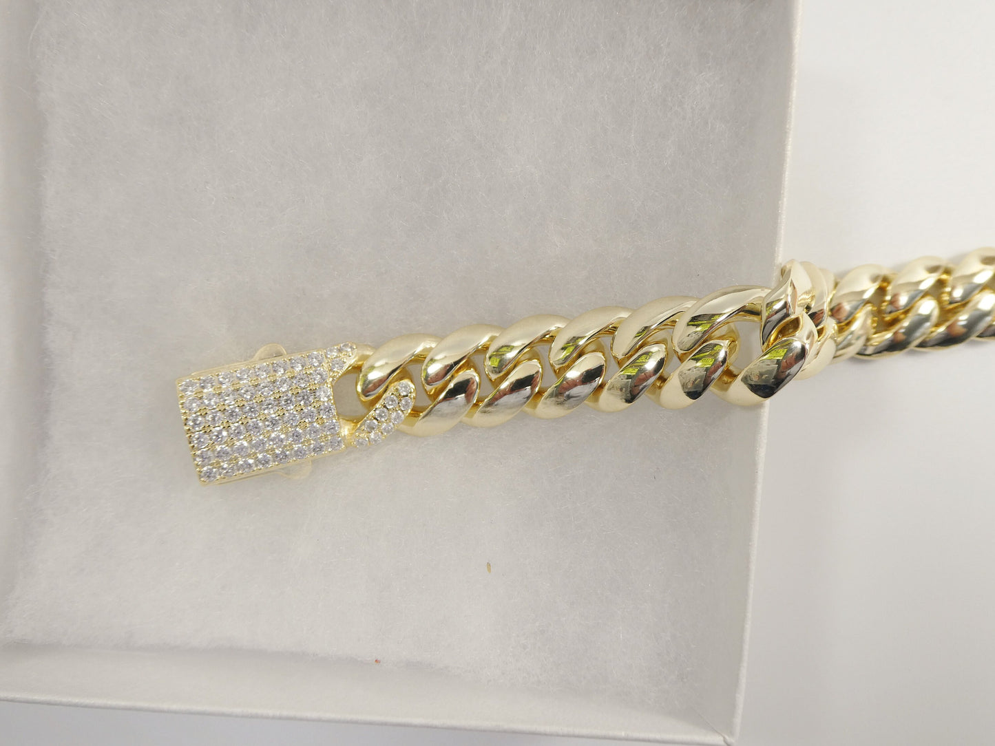14mm18k gold filled Monaco link bracelet