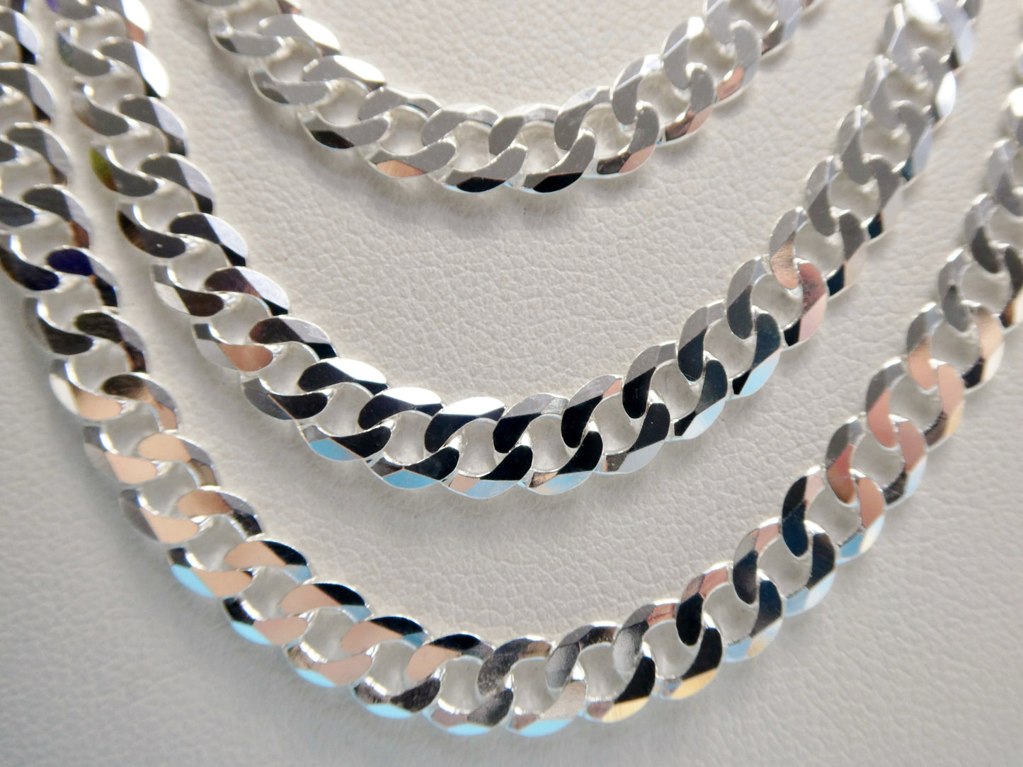 real 925 sterling silver 5.6MM Italian solid chain lobster lock clasp