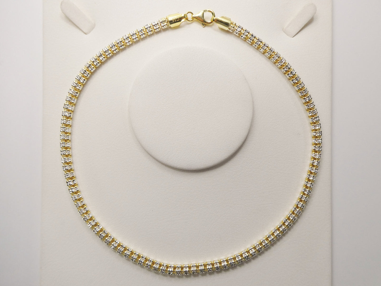 real 925 sterling silver 5mm diamond cut ice link chain necklace