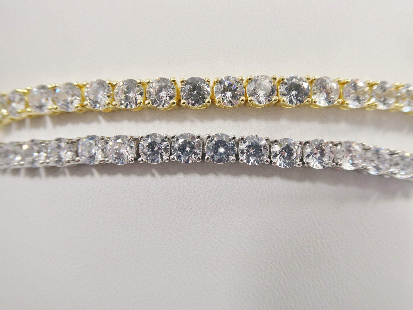 real 925 sterling silver 4MM 6 INCH / 6.5 INCH tennis bracelet