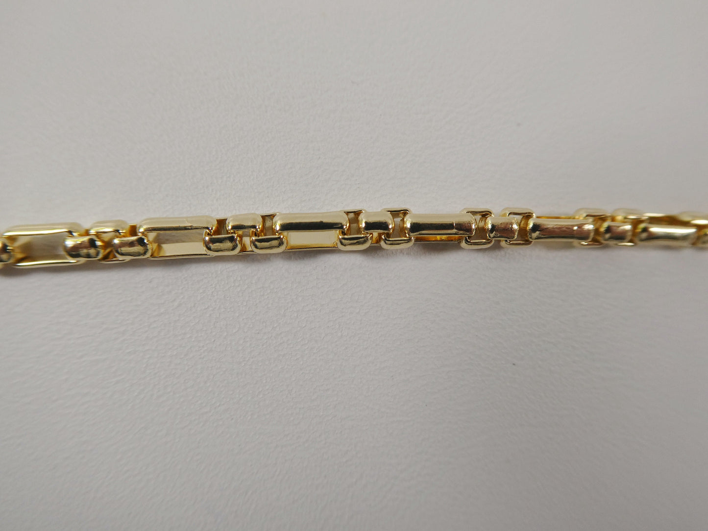 10 inch 18k gold filled ladies plain cable anklet bracelet