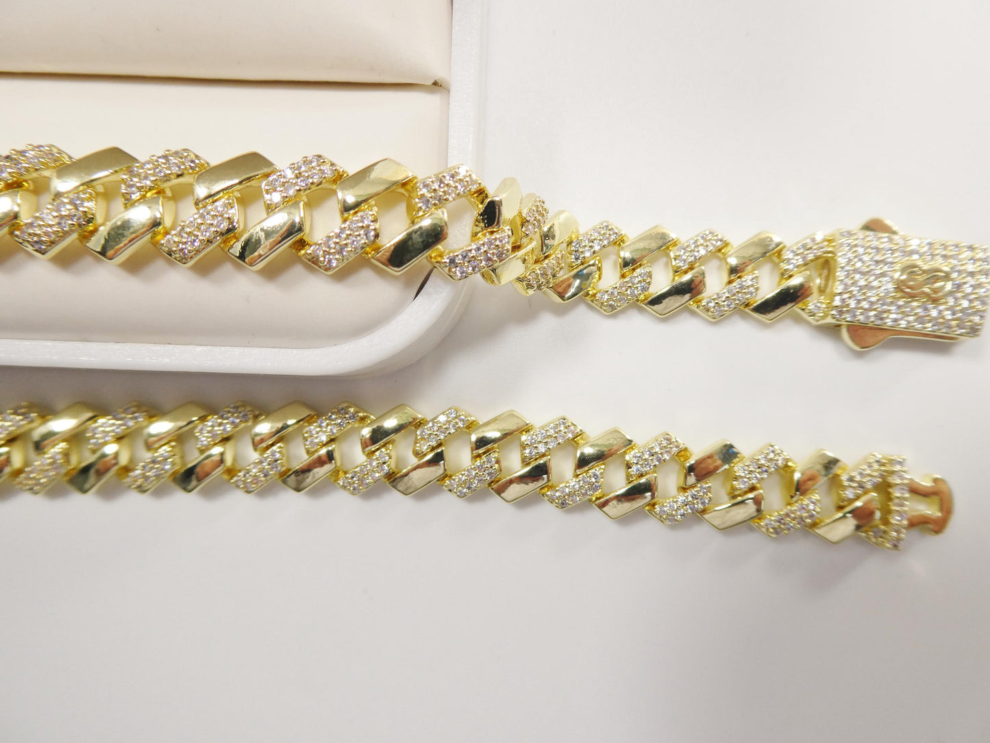 monaco cuban necklace 14k gold filled 9mm