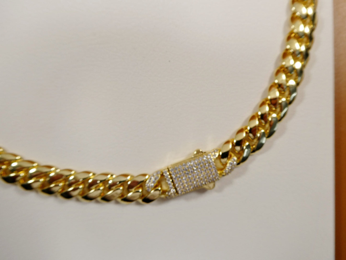 18k gold filled Monaco necklace choker necklace 10mm 18" 20" 24" length