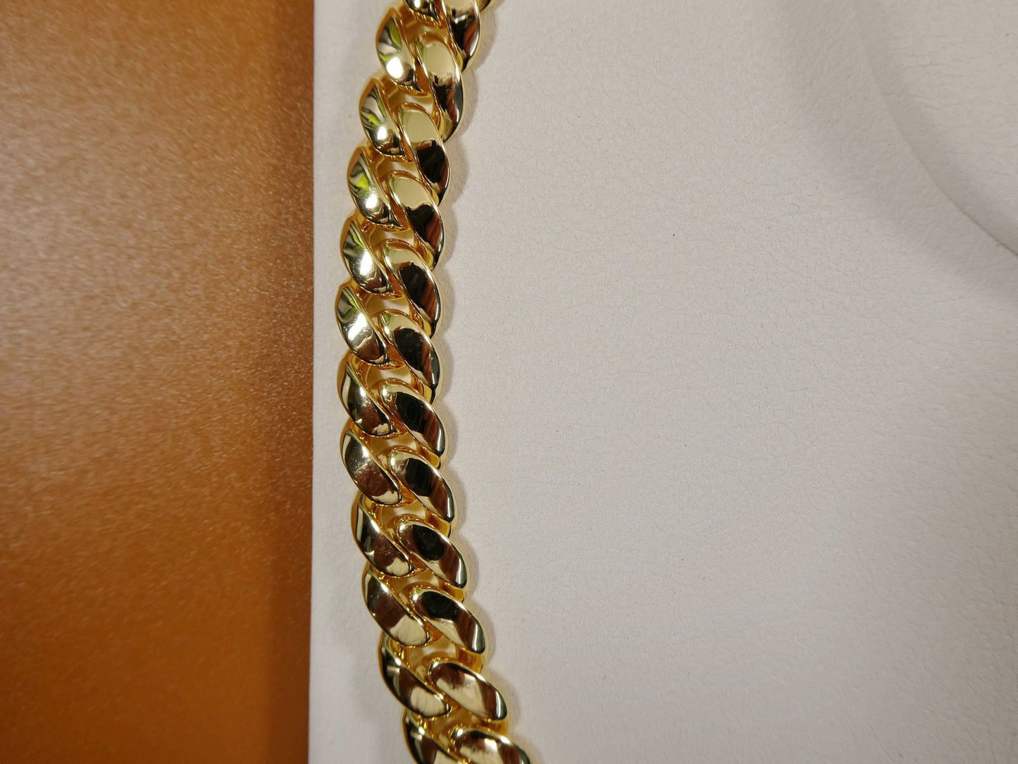 18k gold filled Monaco necklace choker necklace 10mm 18" 20" 24" length