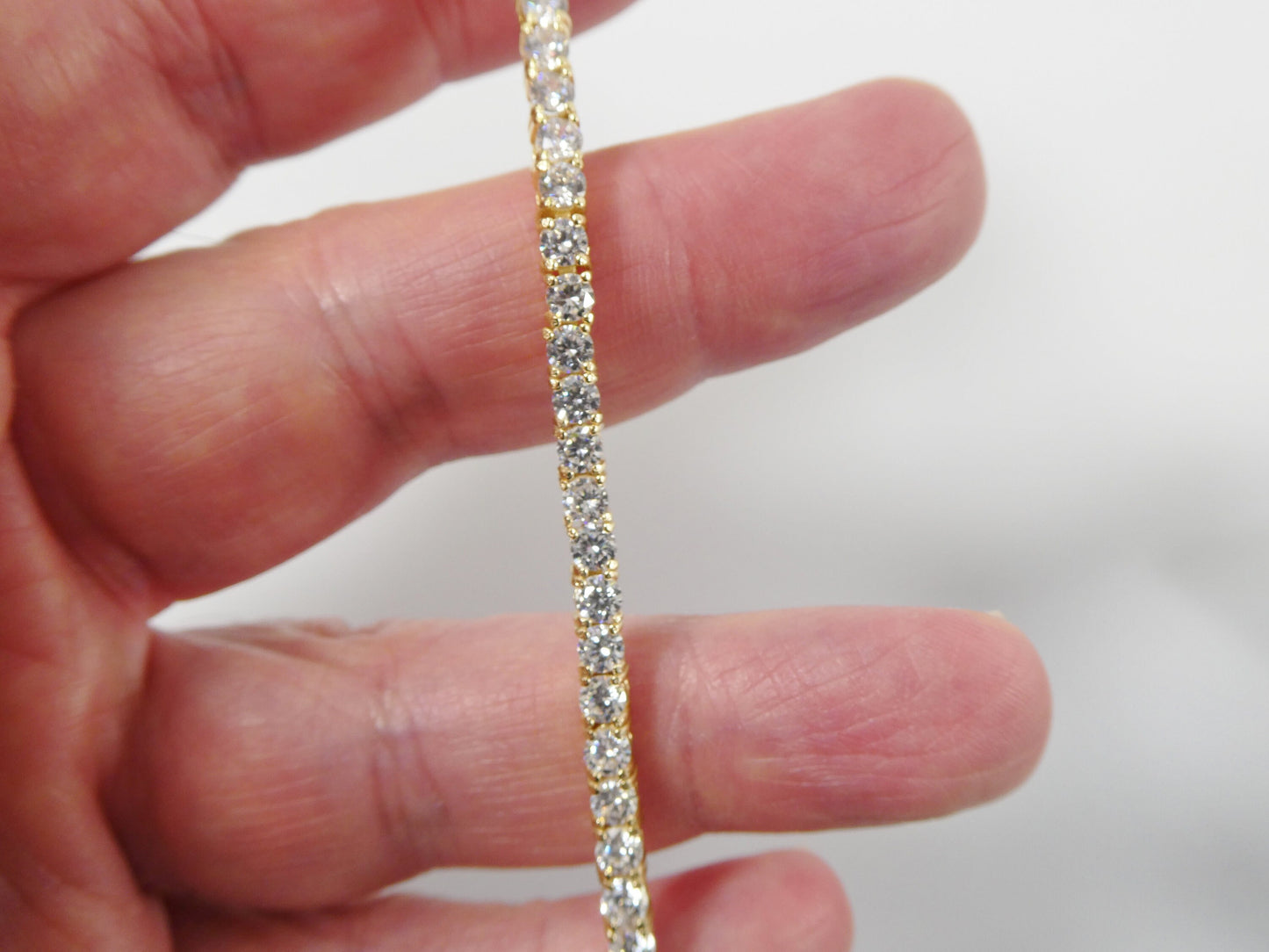 real 925 sterling silver 3MM /2.5MM / 2MM 6 INCH 5 INCH tennis baby bracelet