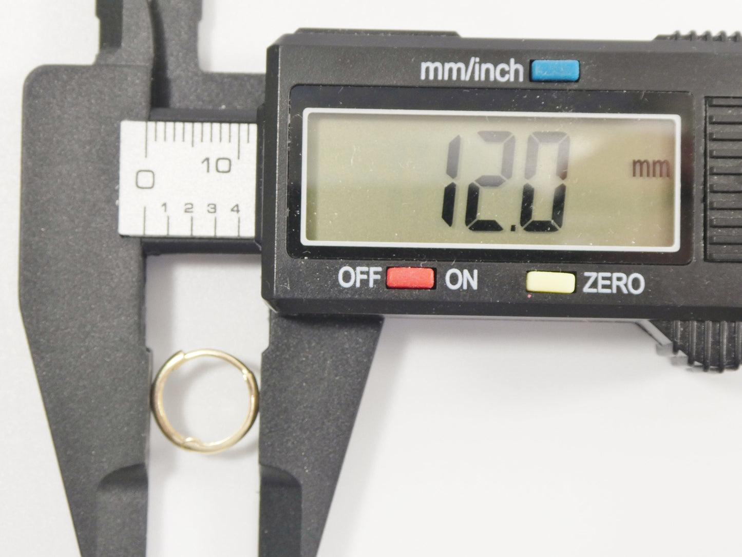 real 10k solid yellow gold tiny simple 12mm hoop huggie earrings