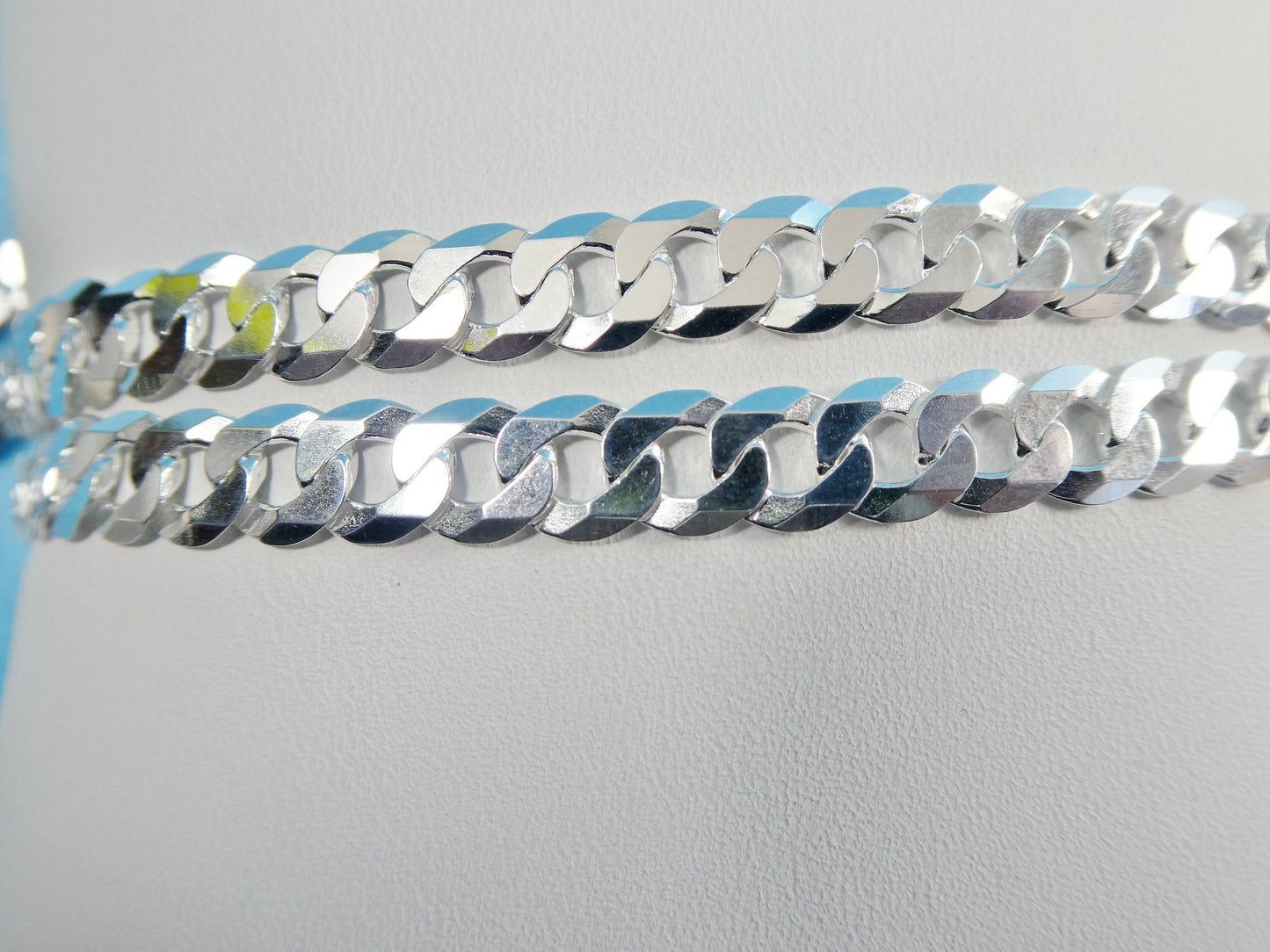 real 925 sterling silver 6.5MM Italian solid chain lobster lock clasp