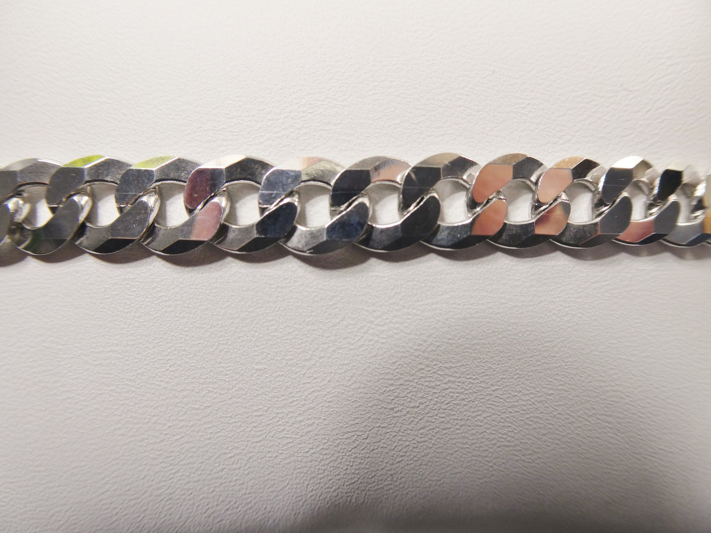 real 925 sterling silver solid bracelet 8.5 inch