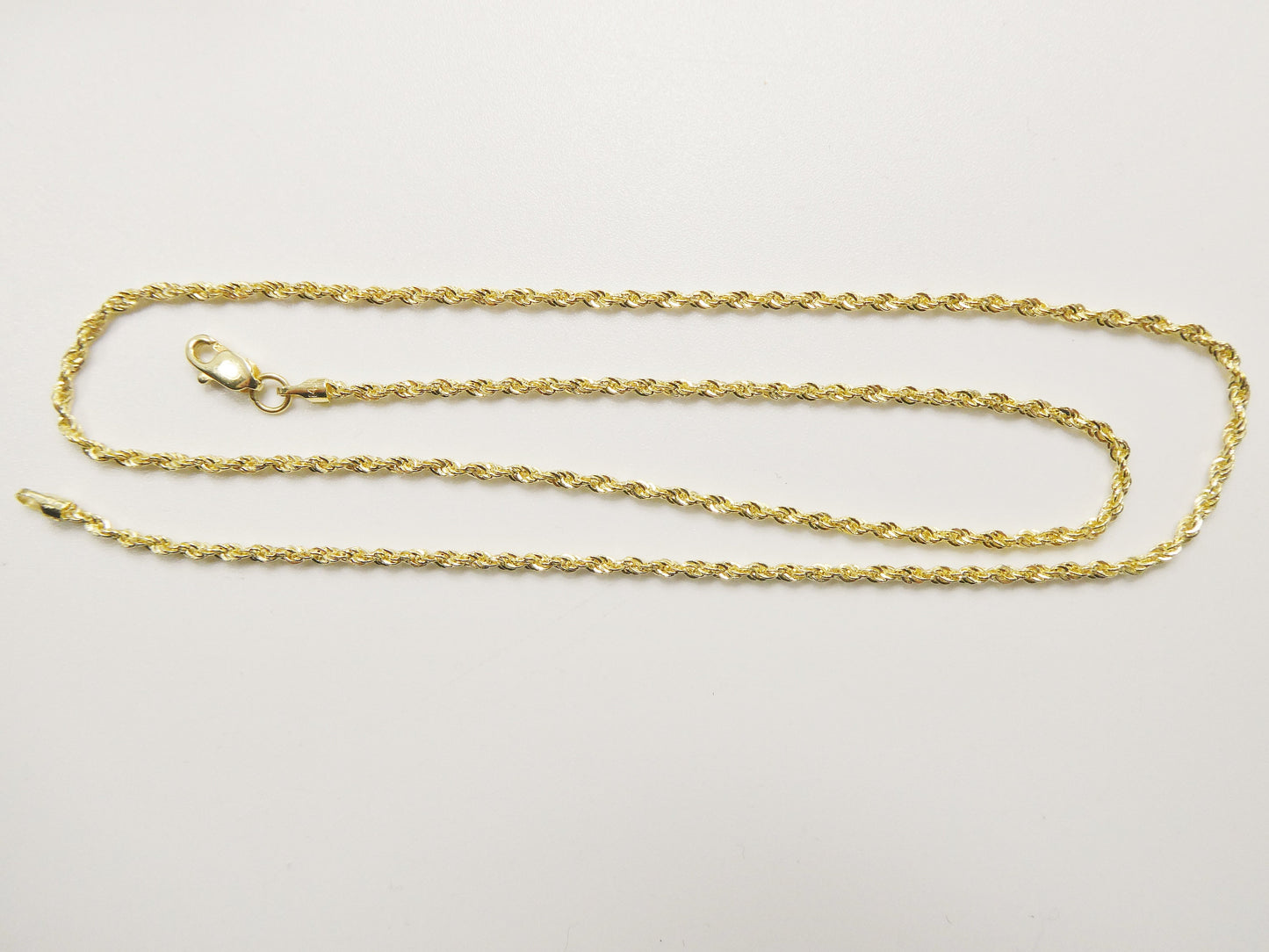 14k real solid yellow gold super polish cross pendent and robe necklace