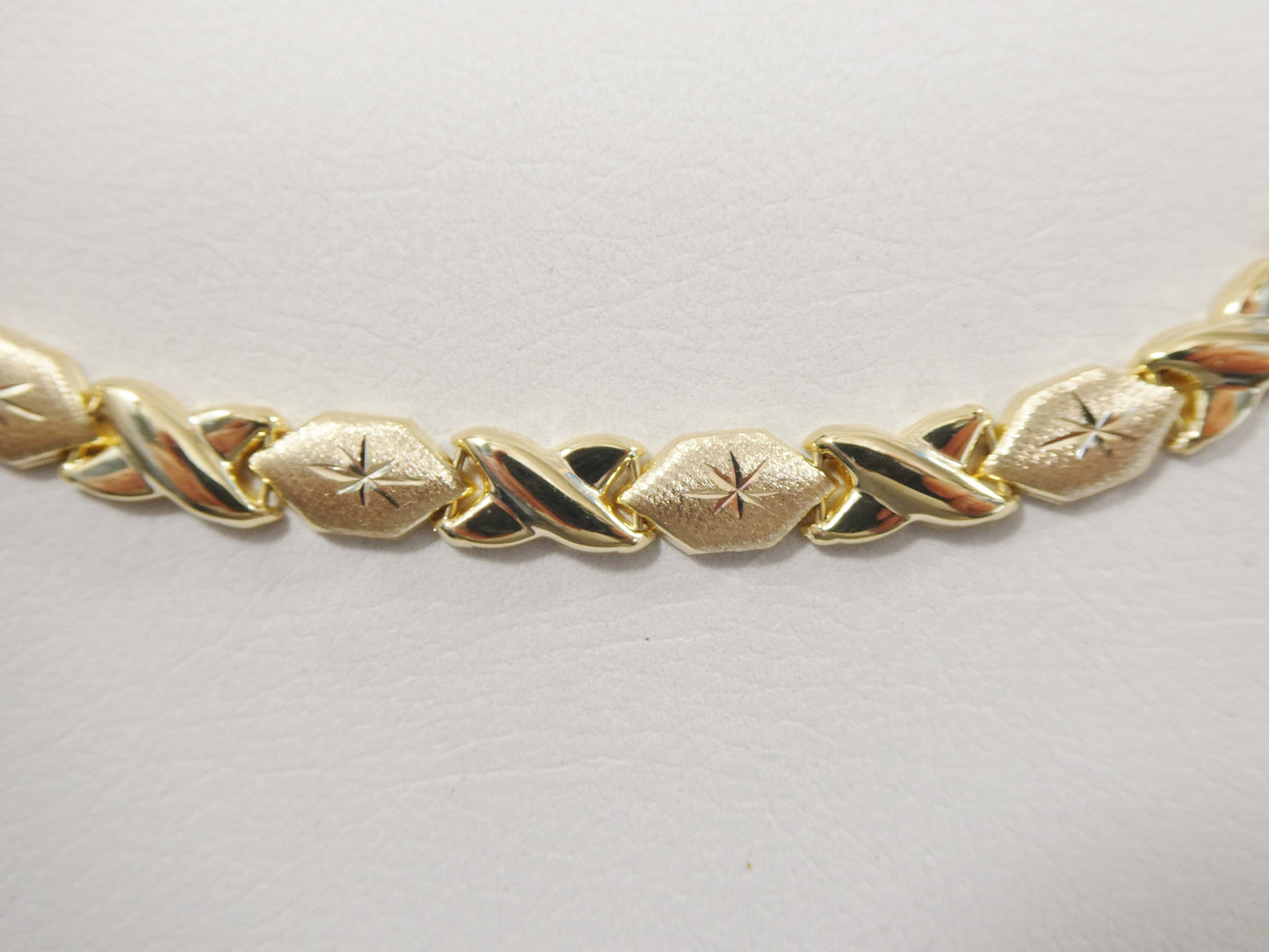 real 925 sterling silver xoxo hugs and kisses necklace 14k yellow gold finish