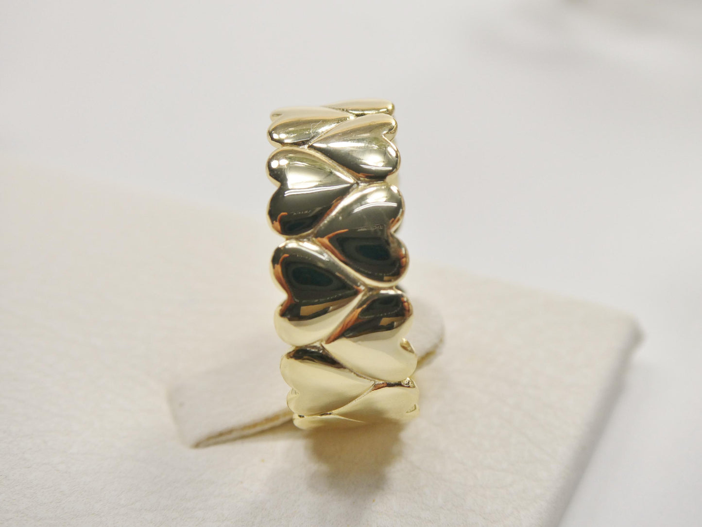 real 925 sterling silver over 14 yellow gold ring