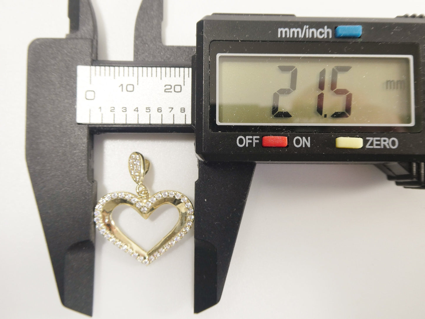 10k real solid yellow gold /16 inch/ 18 inch chain and heart pendent set