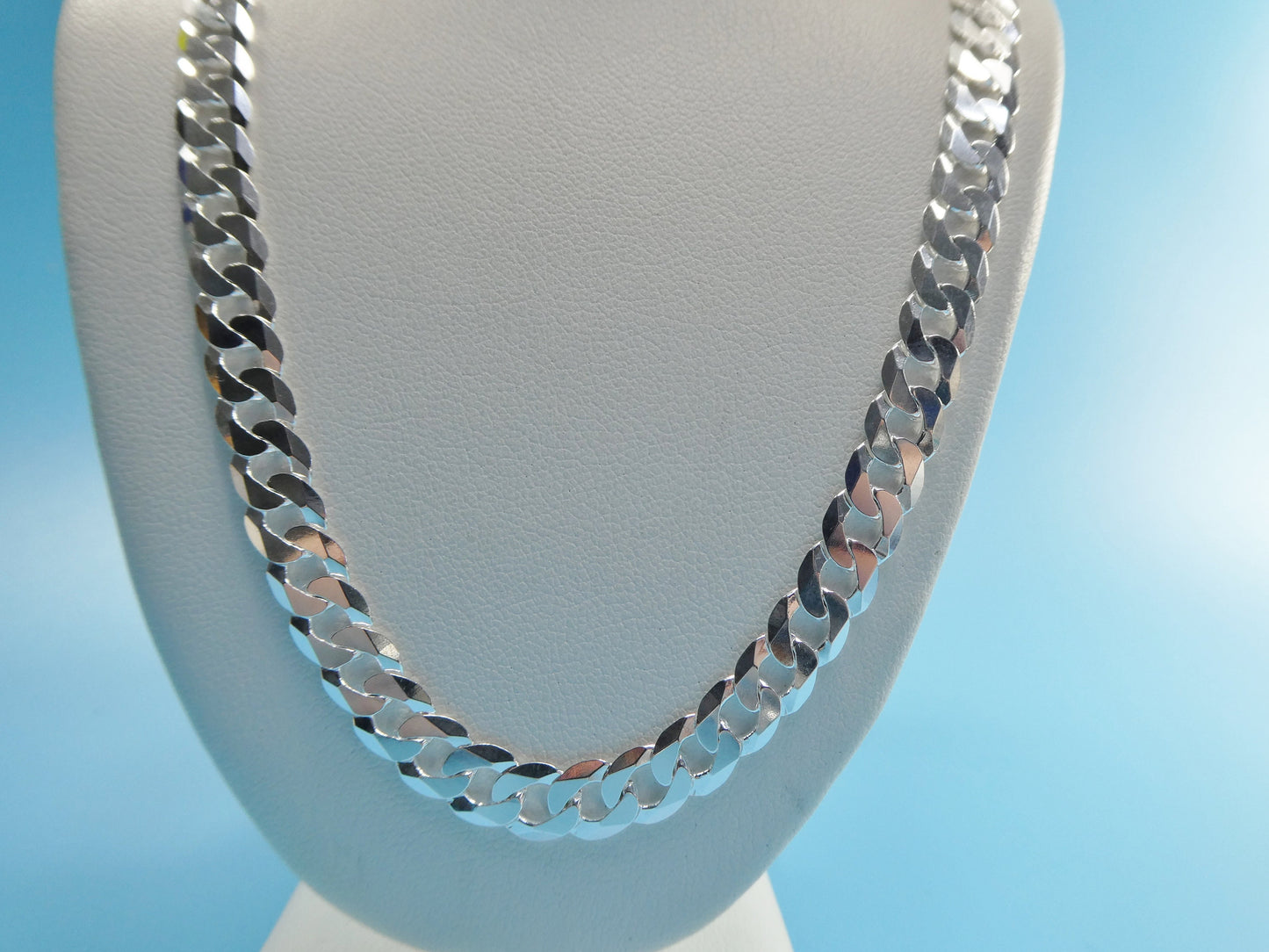 real 925 sterling silver 6.5MM Italian solid chain lobster lock clasp