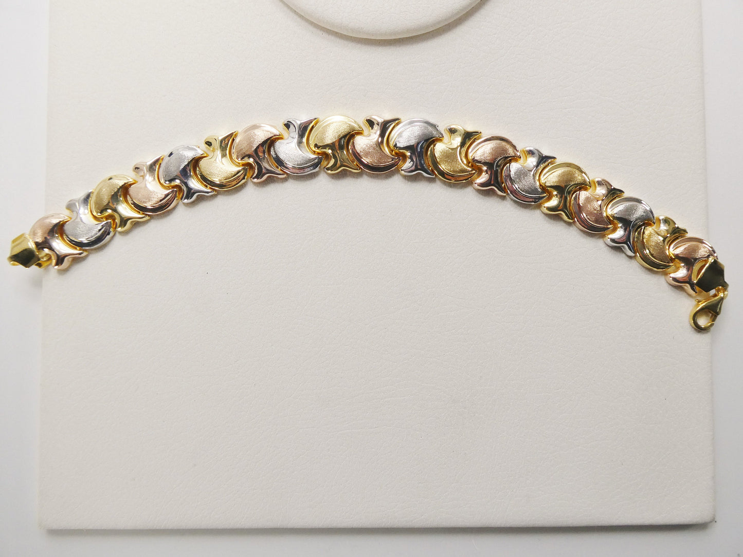 real 925 sterling silver tri color large mushroom set necklace and bracelet