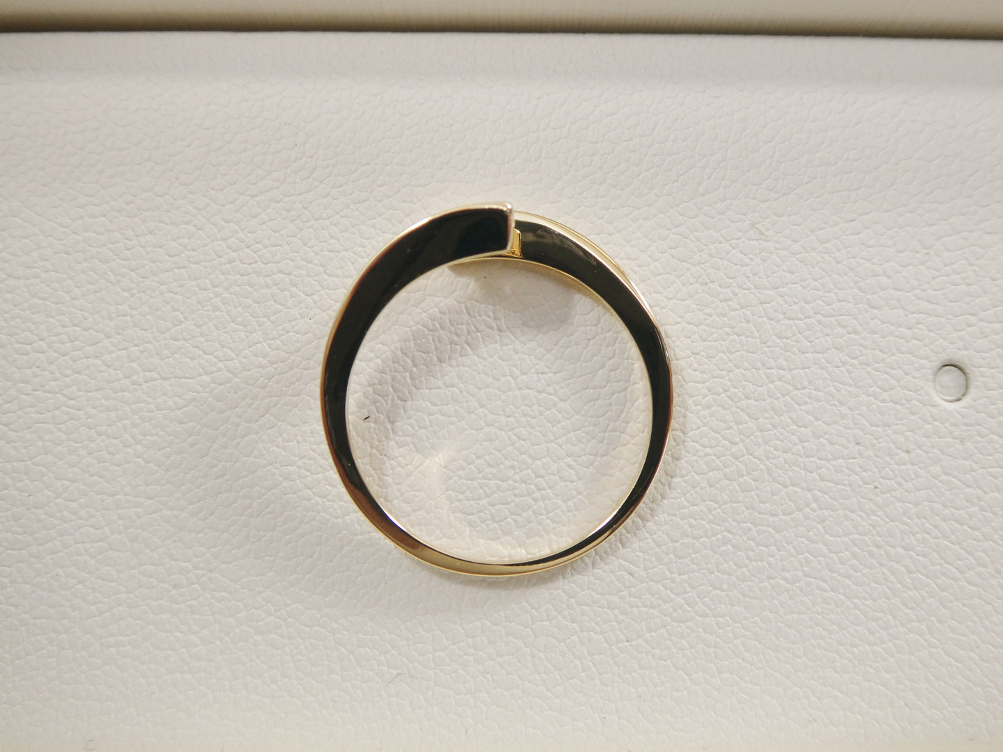 real 14k solid yellow gold women's classic micro pave setting pinky ring