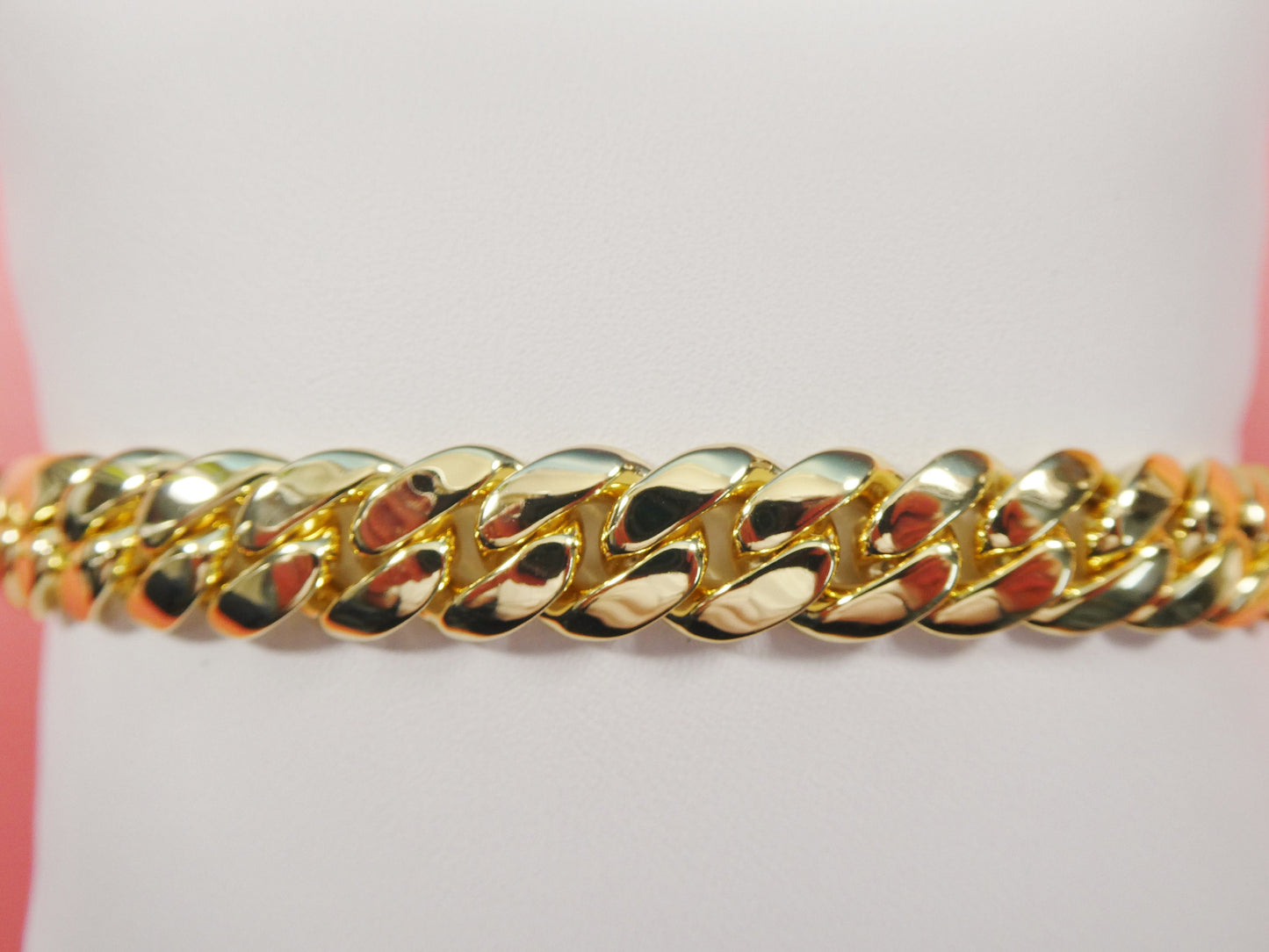 18k gold filled Monaco necklace choker necklace 12MM 16" 18" 20" length