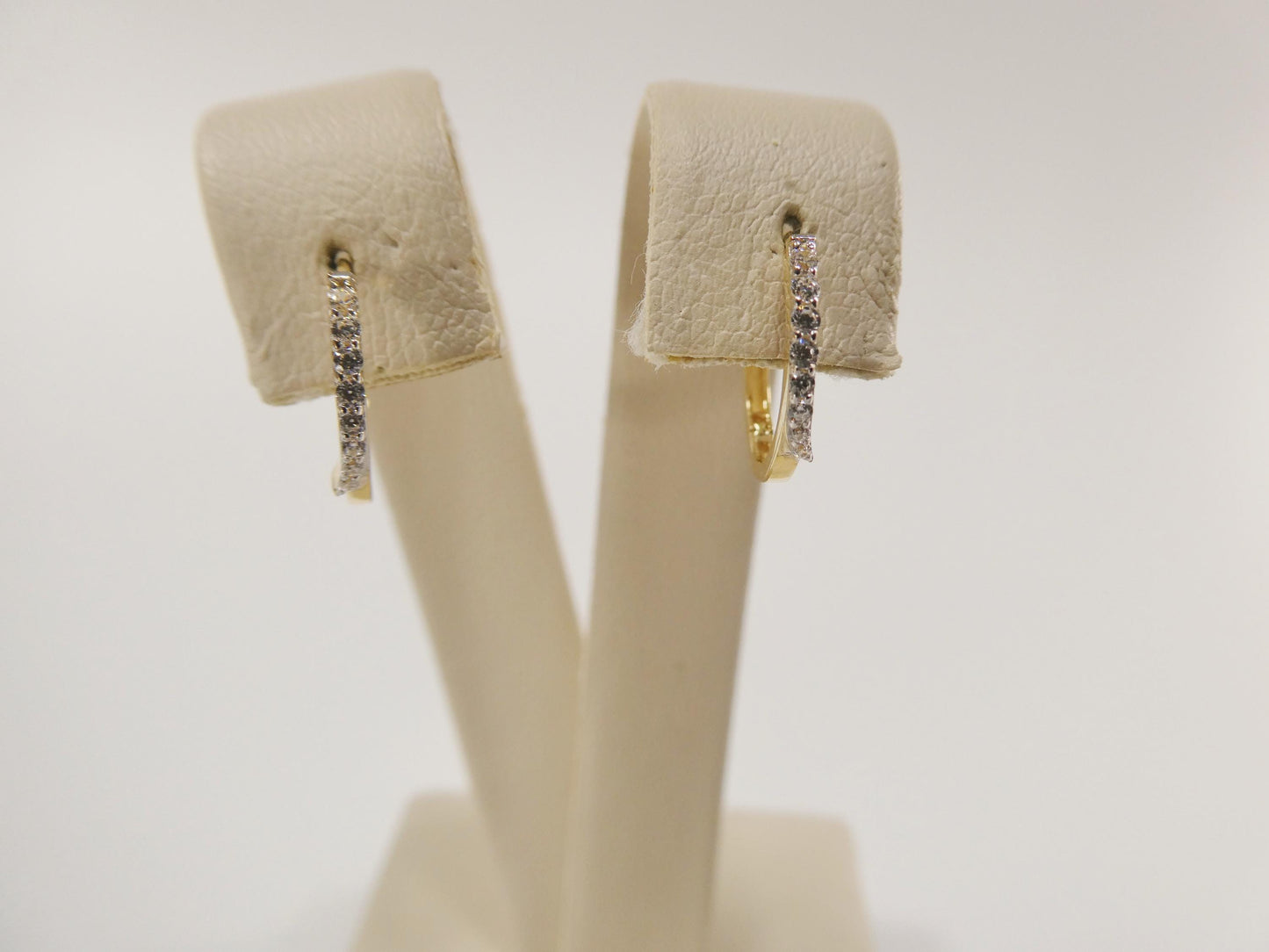 10k real yellow gold design huggies hinged hoop earrings daith