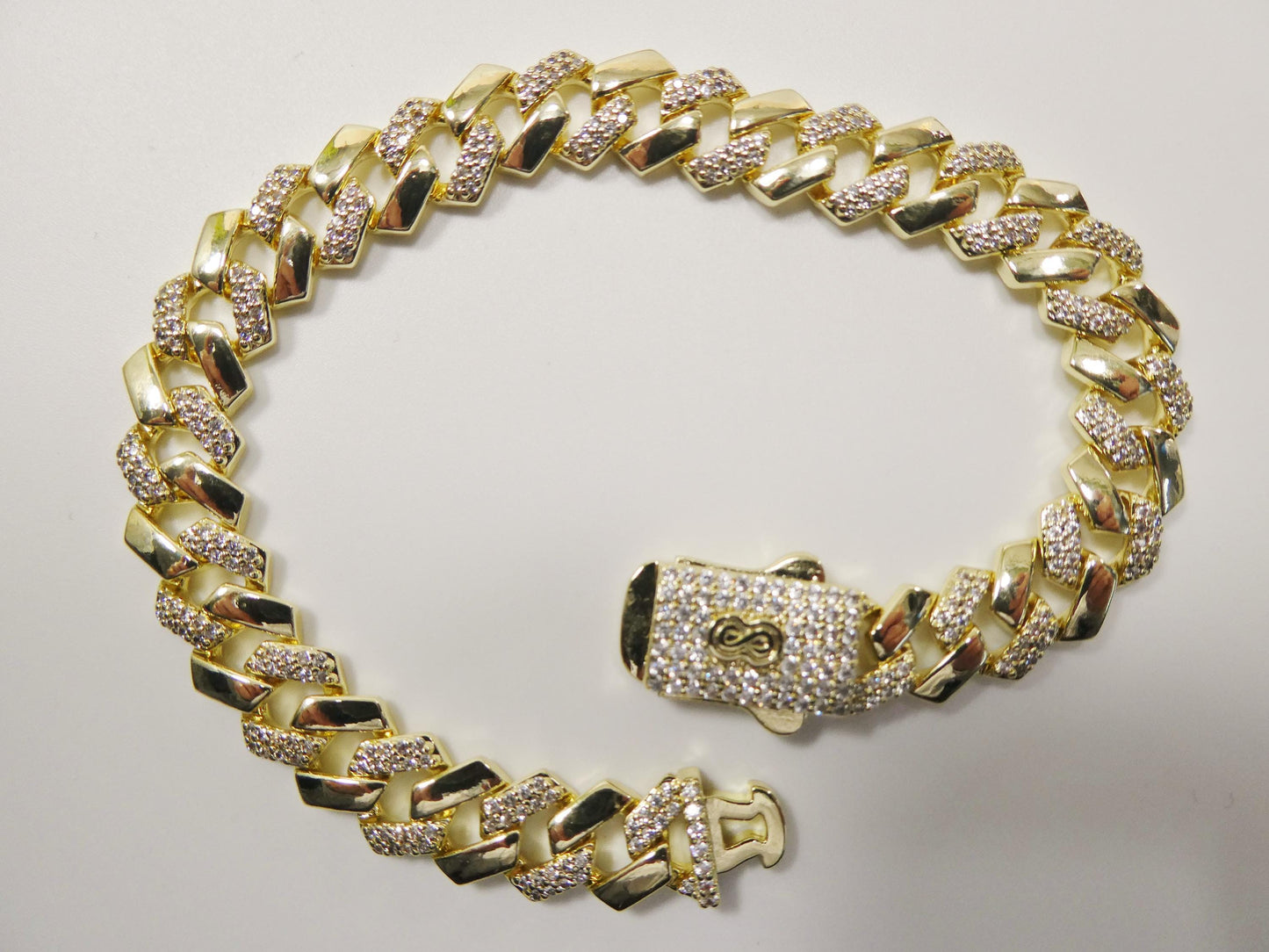 monaco cuban necklace 14k gold filled 9mm