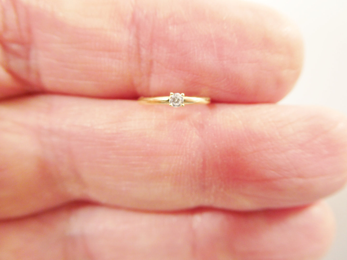 14k real solid yellow gold cartilage nose ring body ring piercing