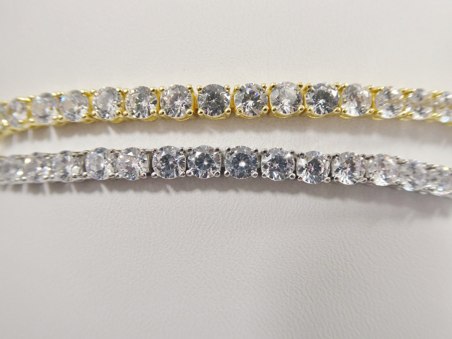 real 925 sterling silver 4MM 6 INCH / 6.5 INCH tennis bracelet