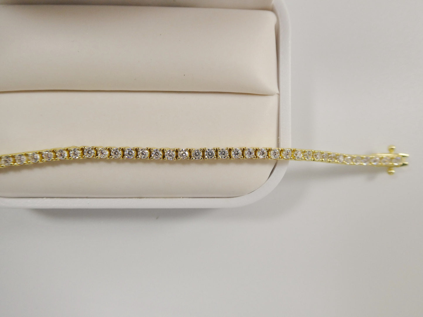 real 925 sterling silver 2MM 6 INCH 6.5 INCH tennis ladies bracelet
