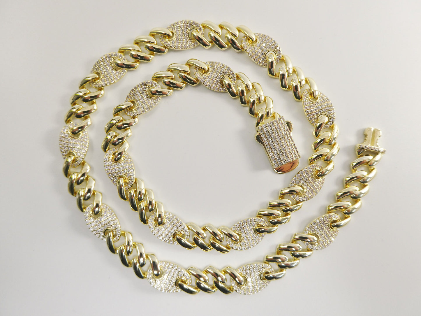 14K gold filled Monaco mariner necklace bracelet