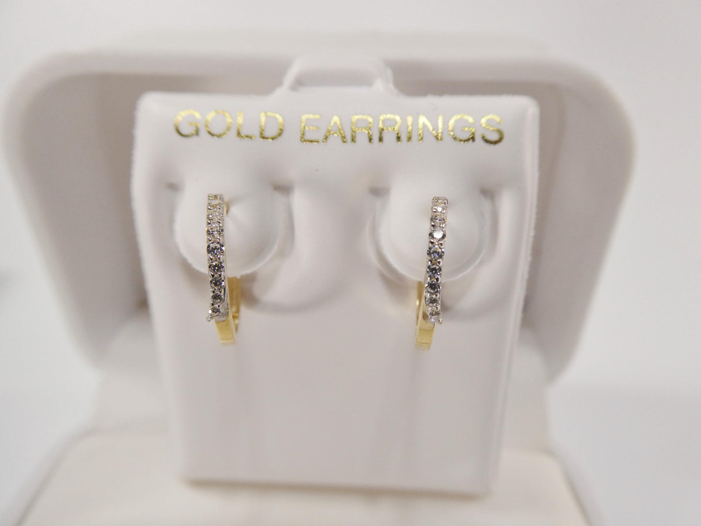 10k real yellow gold design huggies hinged hoop earrings daith
