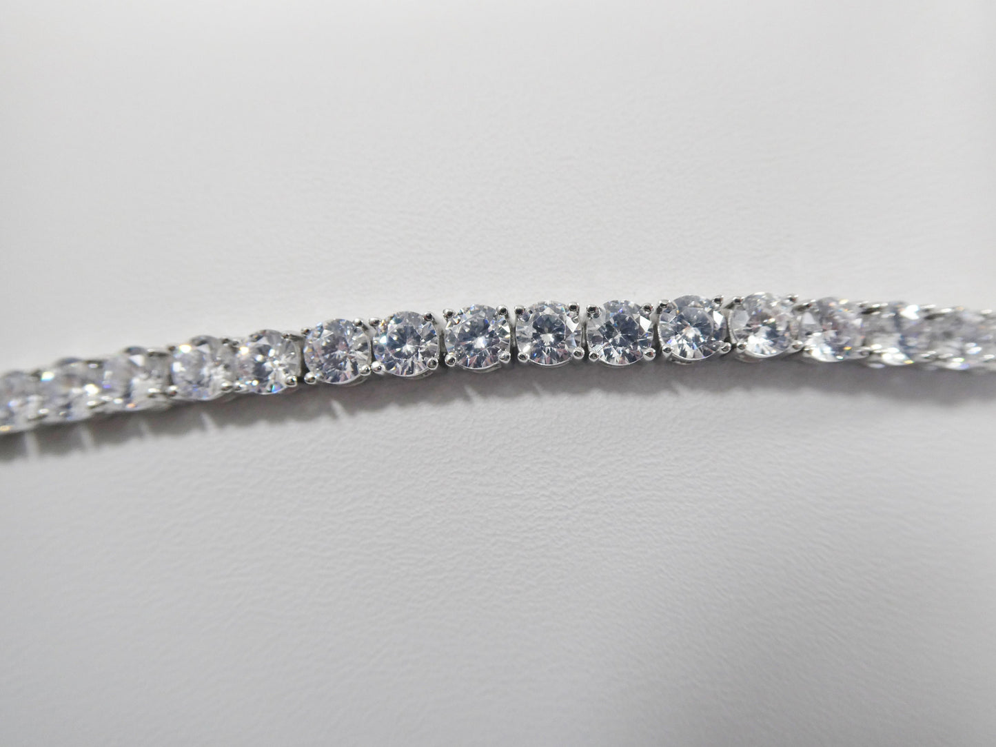 real 925 sterling silver 4MM 6 INCH / 6.5 INCH tennis bracelet