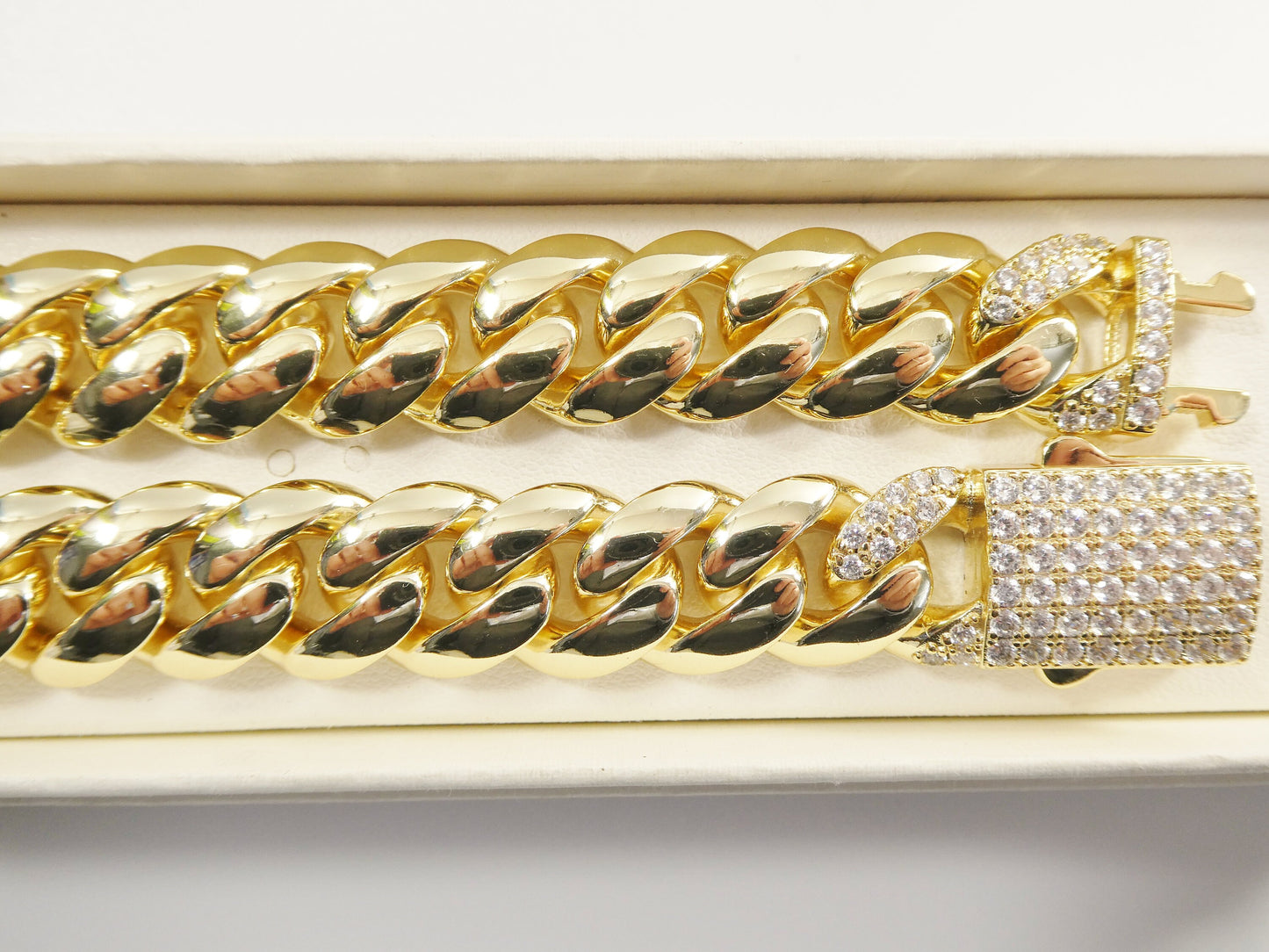 14mm 18k gold filled Monaco necklace choker necklace 18" 20"24" length