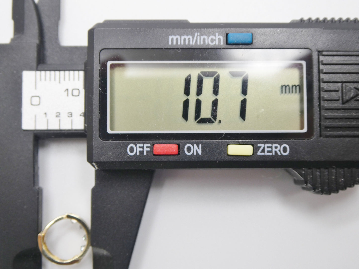 real 10k solid yellow gold square-cut stone hoop huggie earrings