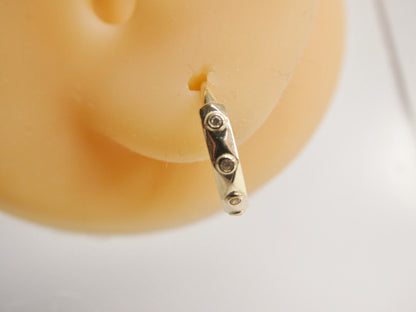 Real 10k Solid Yellow Gold Designer Earrings