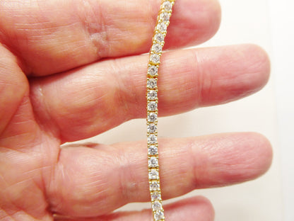 Real 925 Sterling Silver 2.5MM 6 Inch Tennis Bracelet