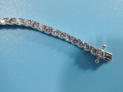 Real 925 Sterling Silver 2.5MM 6 Inch Tennis Bracelet