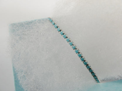 Turquoise Anklet With Extension Tennis Bracelet Real 925 Sterling Silver
