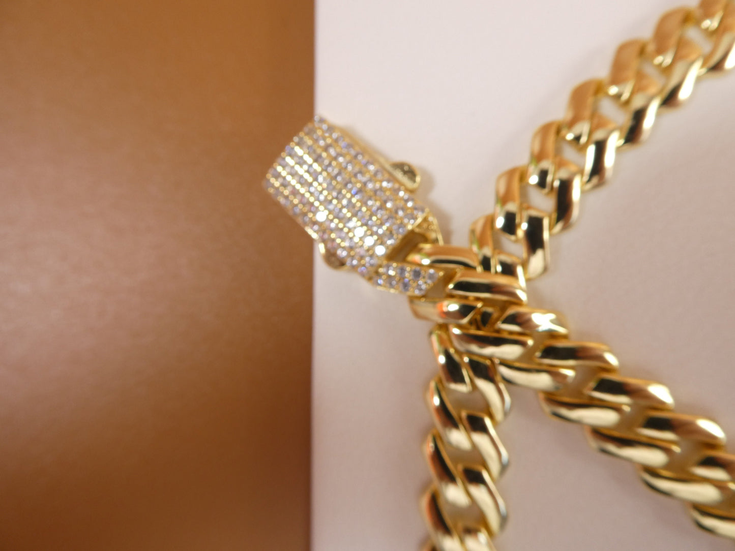 14k yellow gold color tone Monaco set necklace and bracelet over real 925 sterling silver